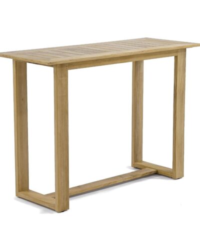 Essen Teak Rectangular Garden Bar Table