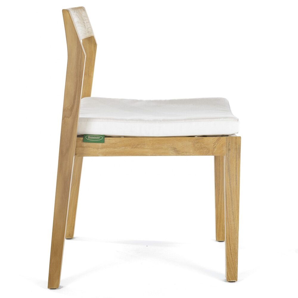 Cologne Elegant Teak Dining Chair Stackable