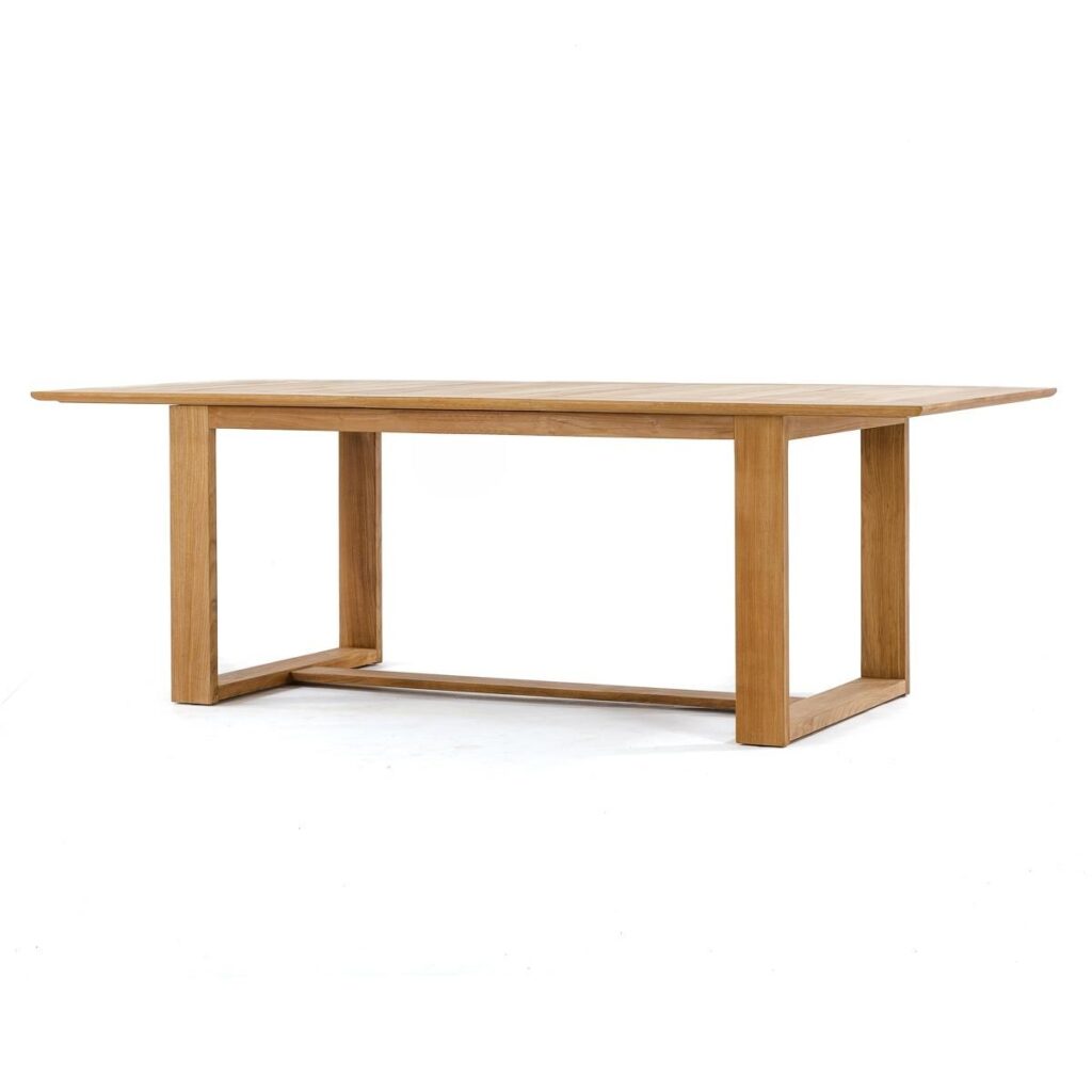 Frankfurt Adjusts Teak Rectangular Dining Table