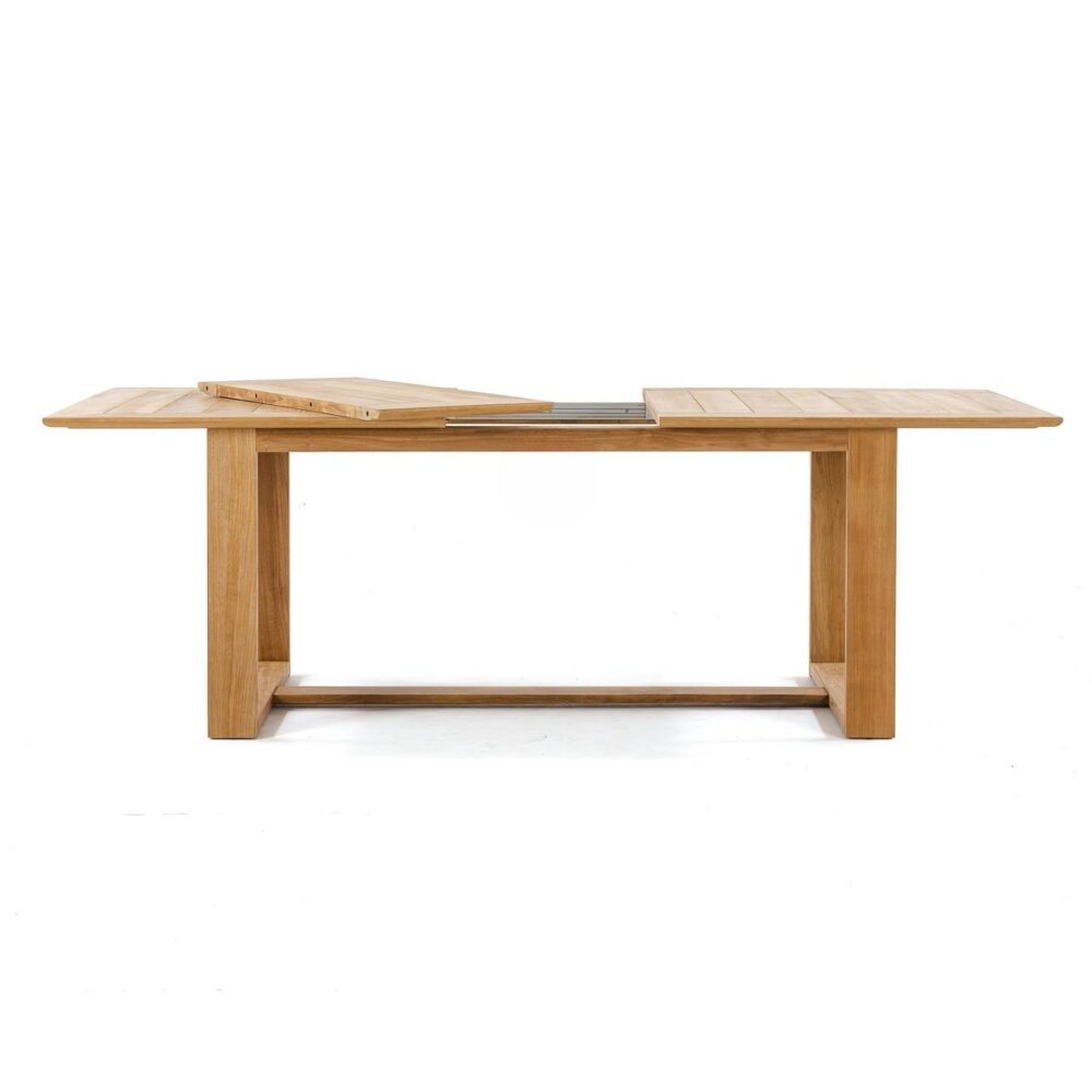 Frankfurt Adjusts Teak Rectangular Dining Table