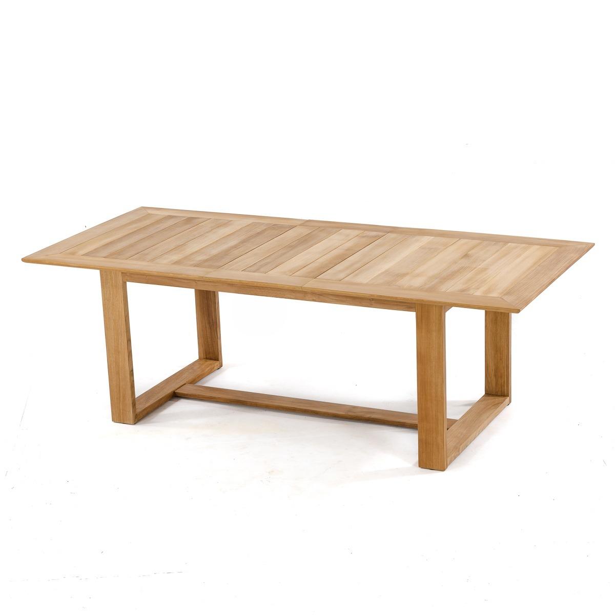 Frankfurt Adjusts Teak Rectangular Dining Table