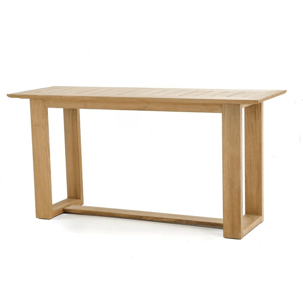 Stuttgart Modern Teak Console Side Table