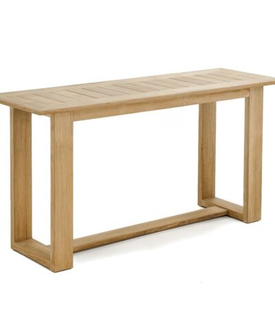 Stuttgart Modern Teak Console Side Table