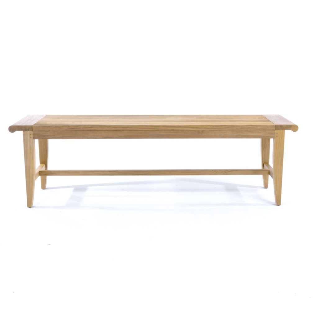 Munster Teak Outdoor Backless Bench