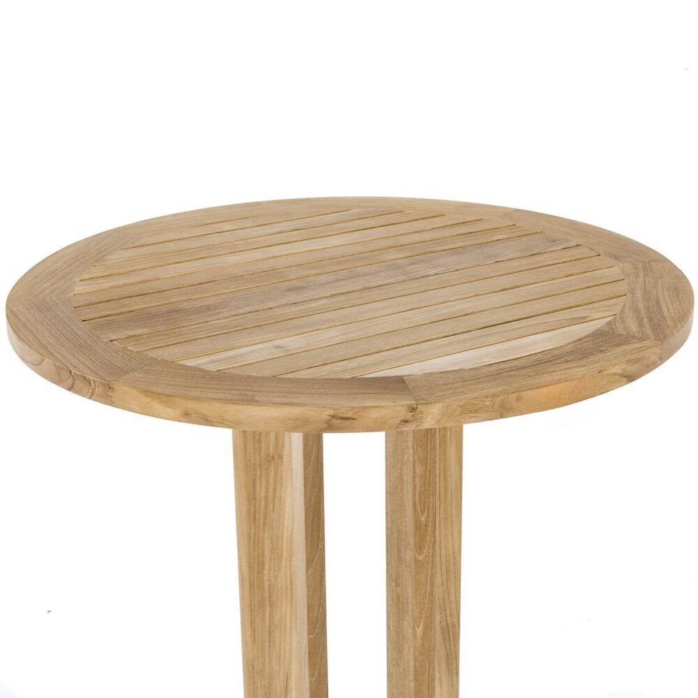 Gera Teak Round High Bar Table