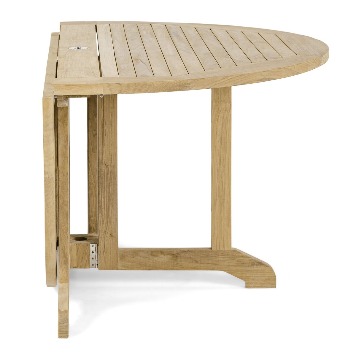 Luneburg Teak Large Dining Table Round Foldable Table