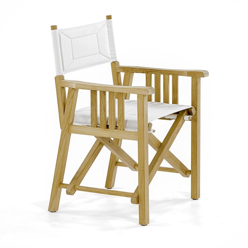 Konstanz Teak Garden Director Chair Natural