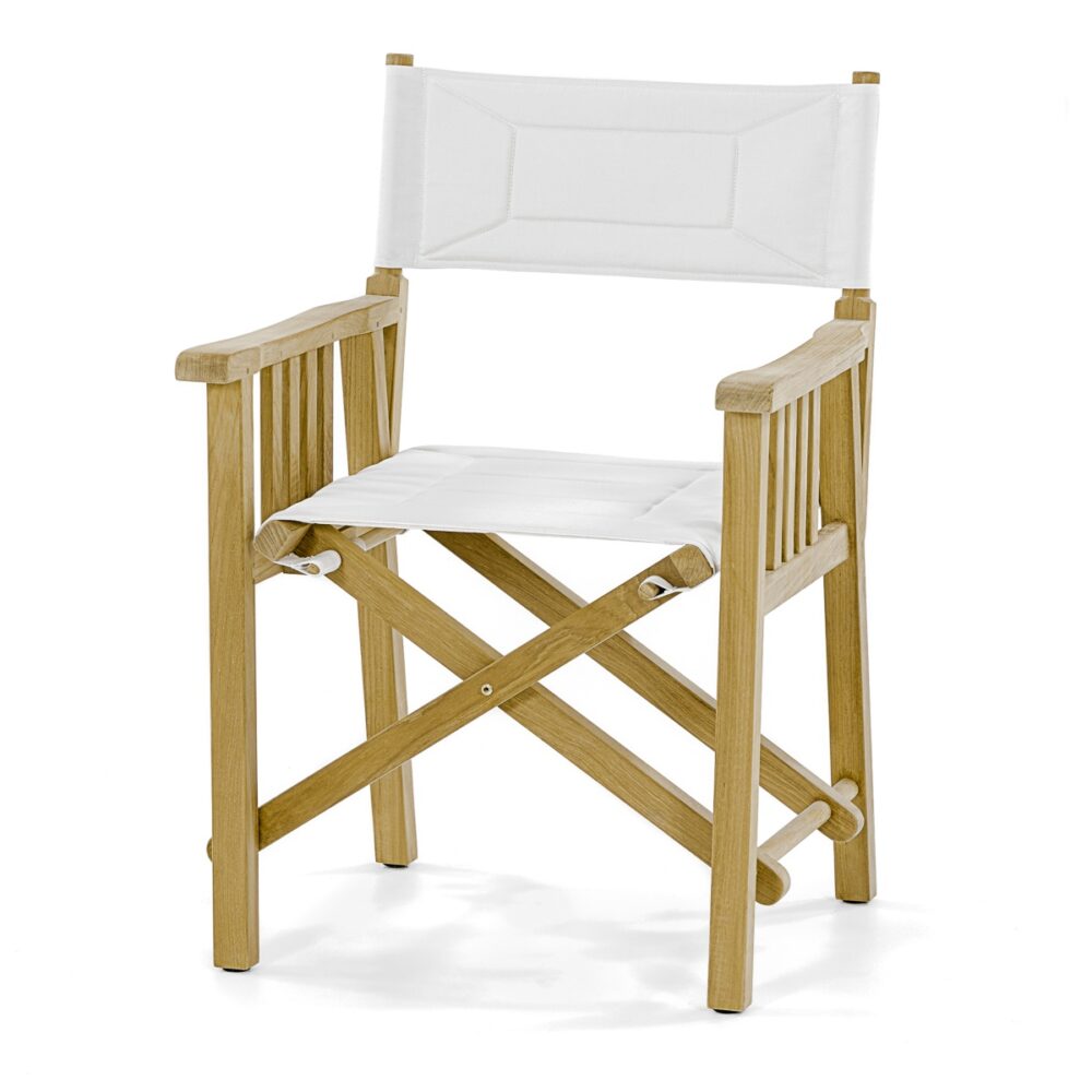 Konstanz Teak Garden Director Chair Natural