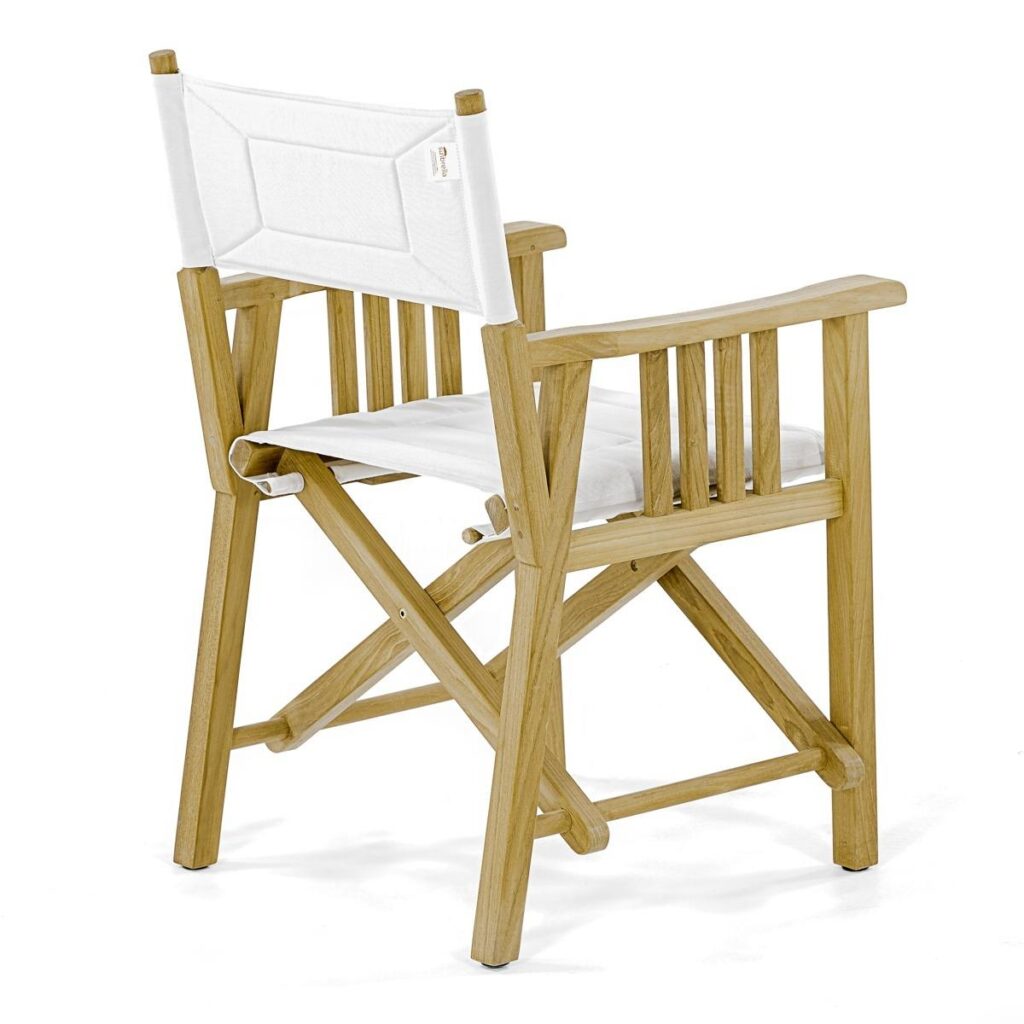 Konstanz Teak Garden Director Chair Natural