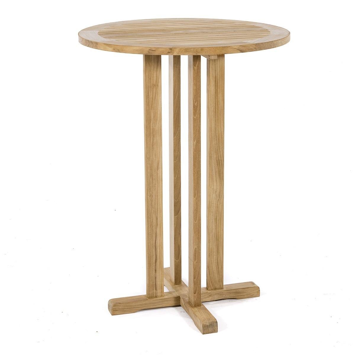 nania-kiim 2 Siegen Teak Round High Bar Table With Stools