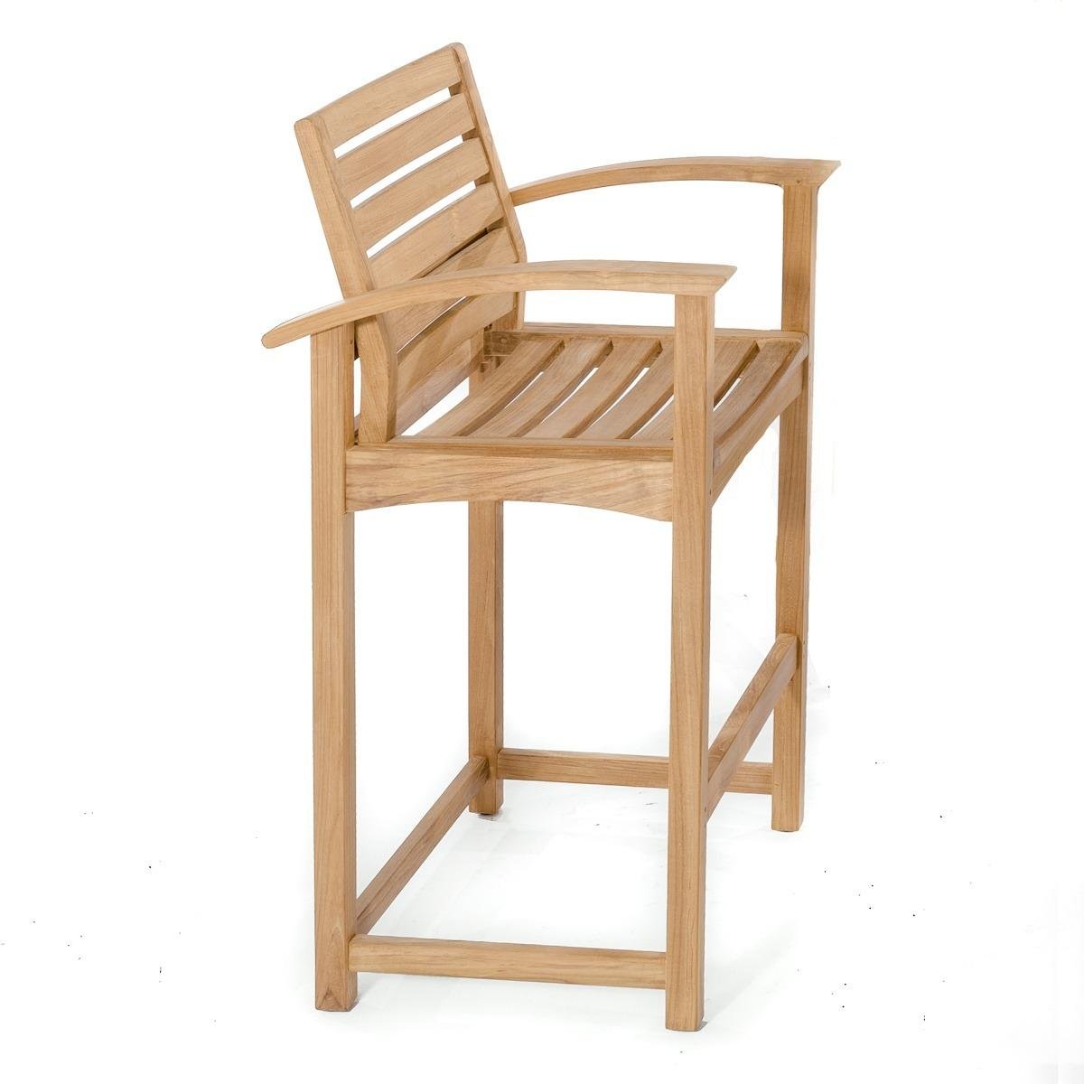 nania-kiim 3 Siegen Teak Round High Bar Table With Stools