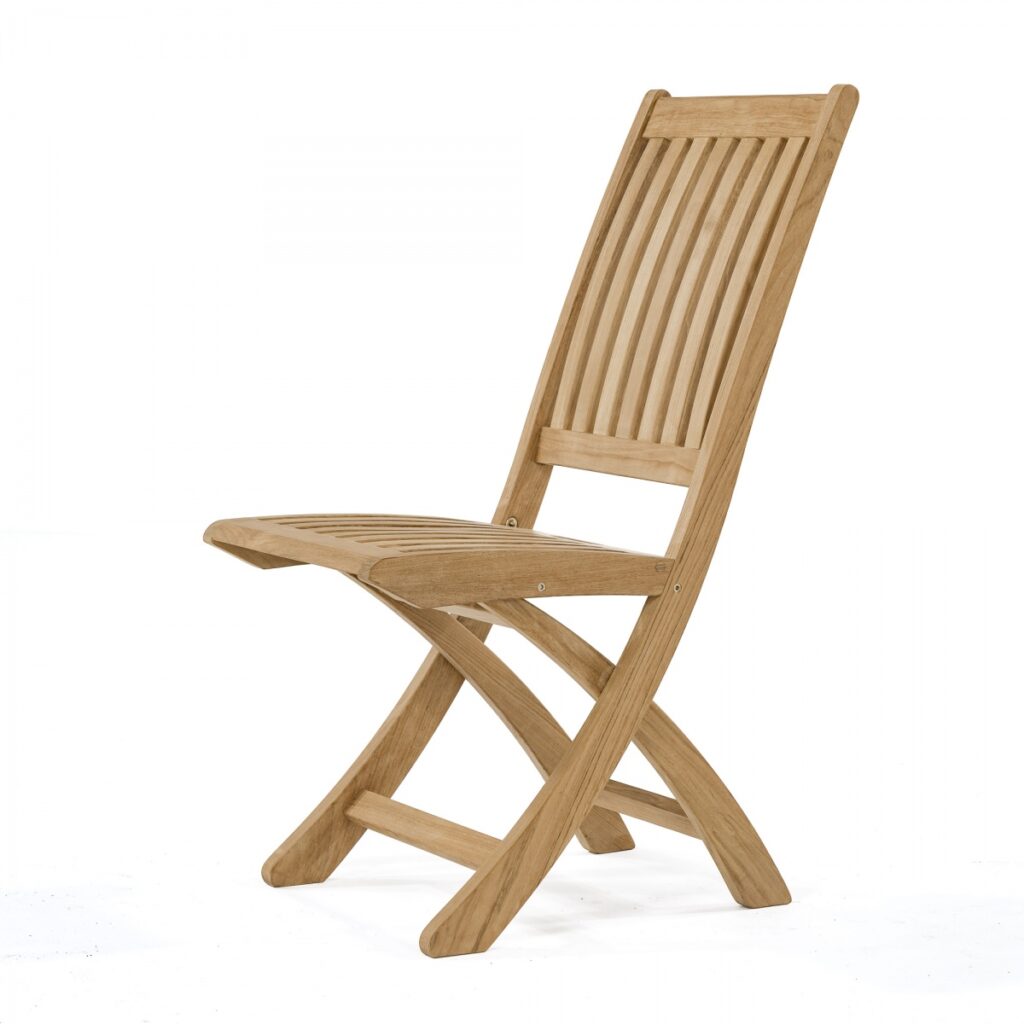 Friedrichshafen Teak Garden Folding Chair Natural