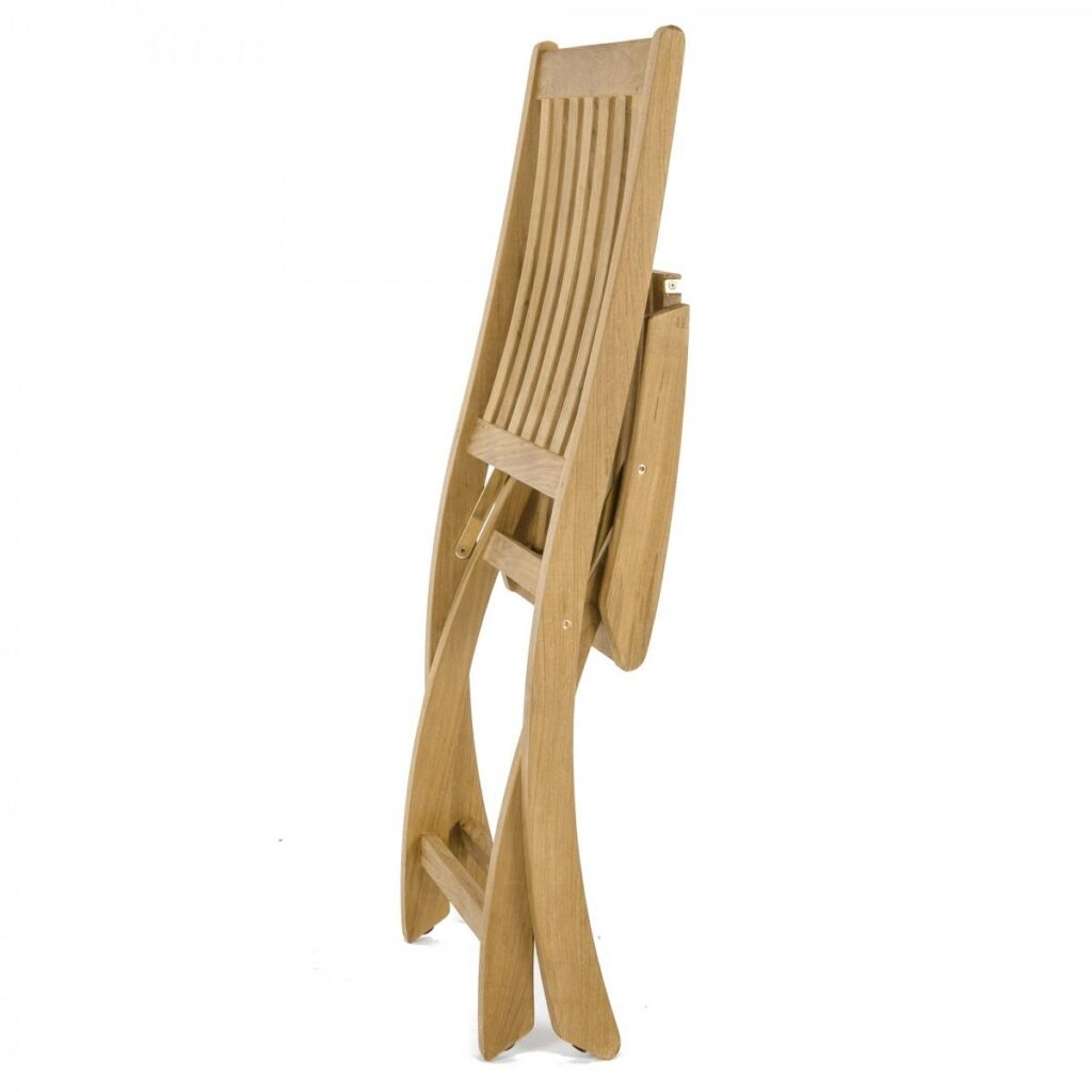 Friedrichshafen Teak Garden Folding Chair Natural