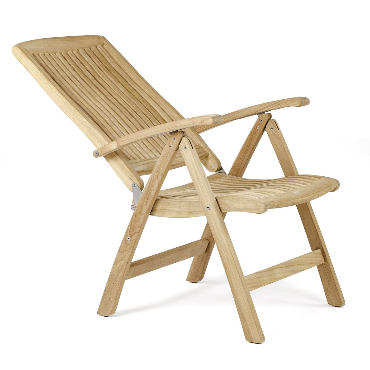 Stralsund Teak Garden Reclining Chair Natural
