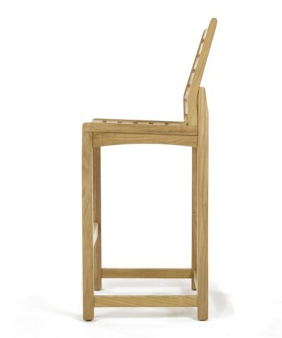 Heilbronn Teak Side Barstool Seat Chair Height