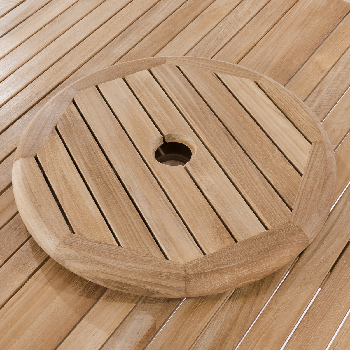 Offenburg Swivel Teak Extension Table