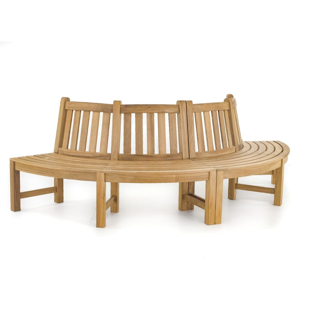 Ludwigsburg Inside out Teak Tree Hugging Bench