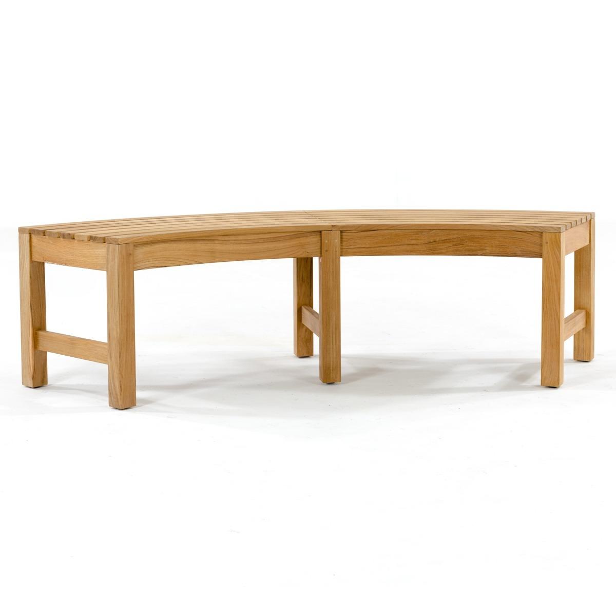 Marburg Teak Outdoor Backless Circle Bench