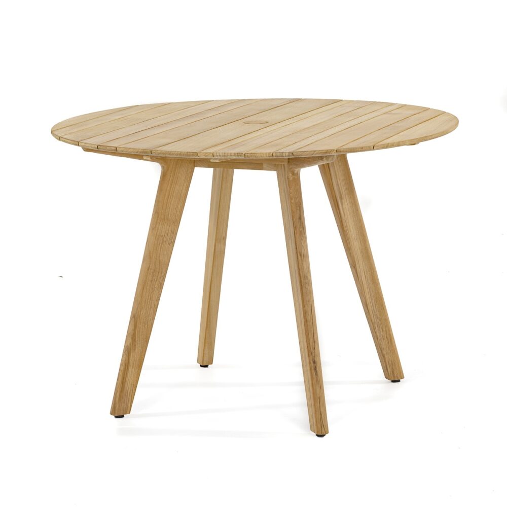 Niigata Teak Round Dining Set with Folding Chair