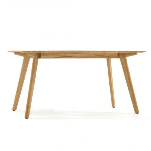 Saitama Teak Rectangular Dining Table Natural