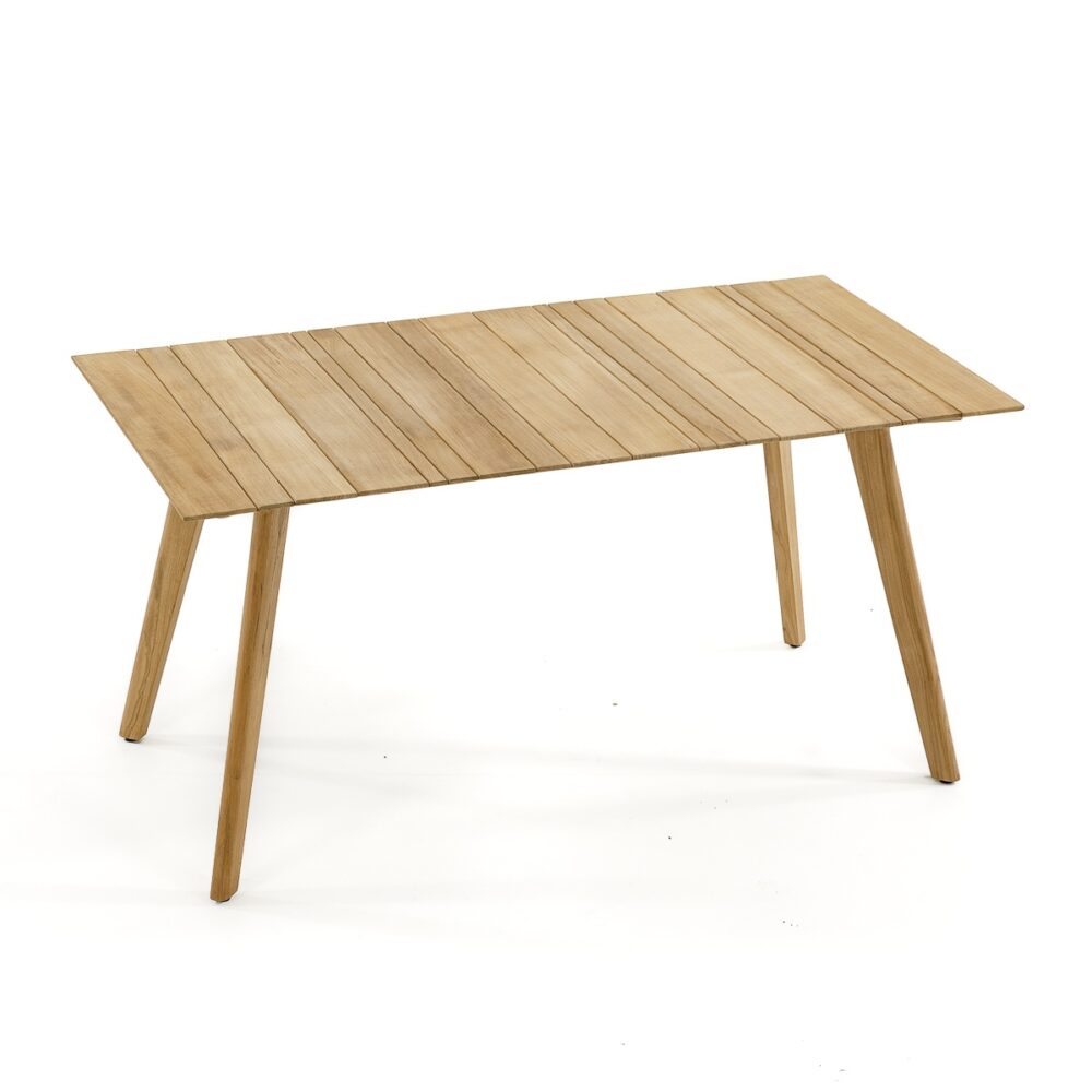 Saitama Teak Rectangular Dining Table Natural