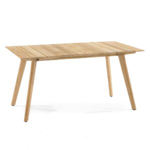 Saitama Teak Rectangular Dining Table Natural