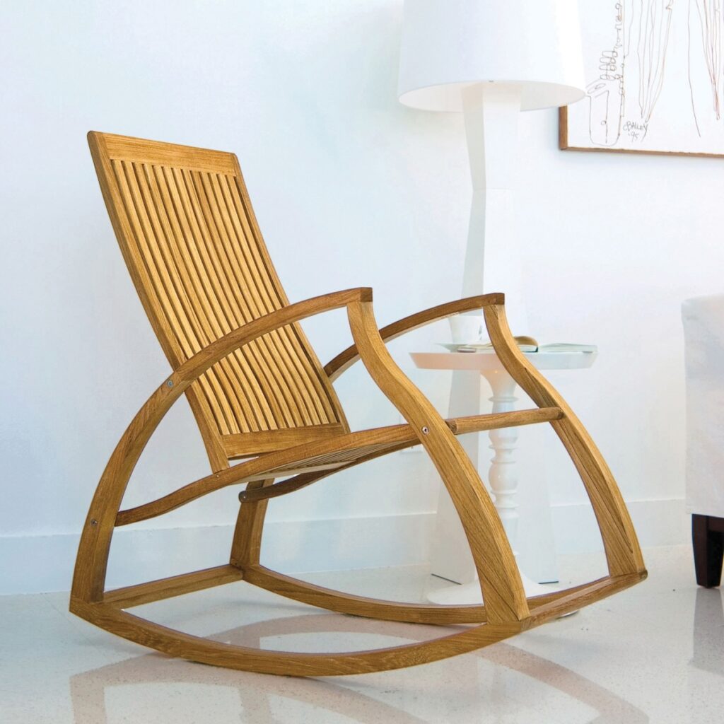 Toyama Teak Rocker Chair Exclusive