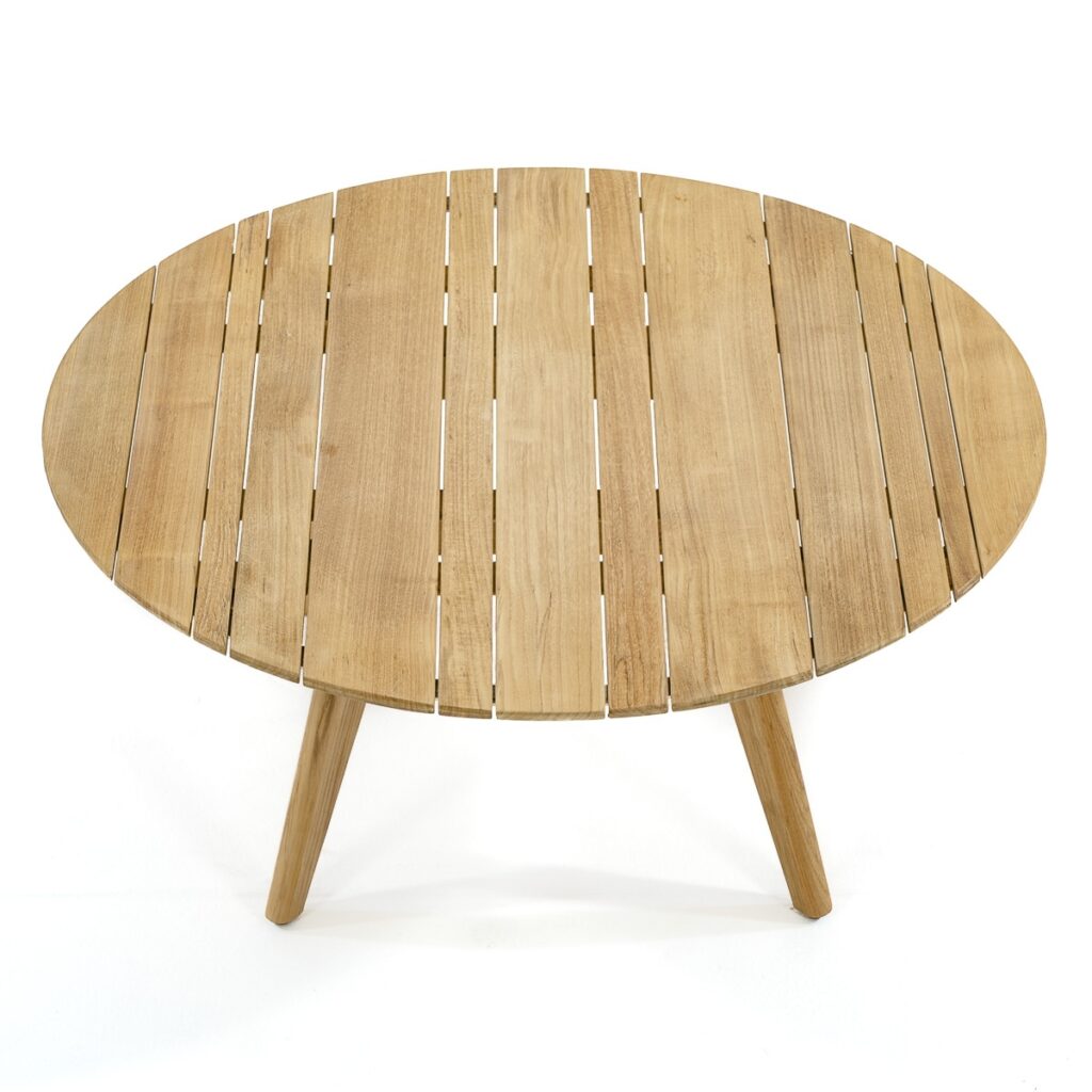 Sendai Teak Round Coffee Table Natural