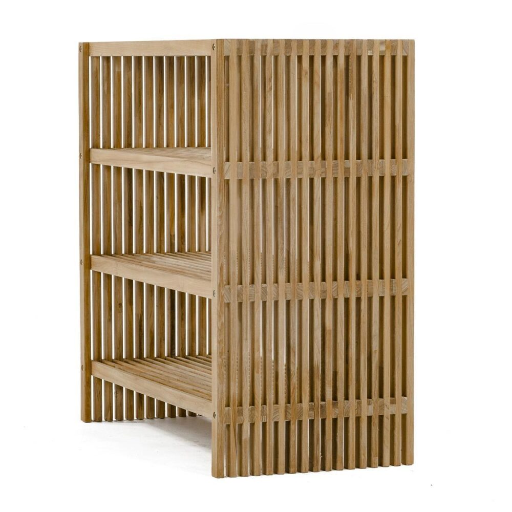 Kochi Teak Bathroom Storage Rack