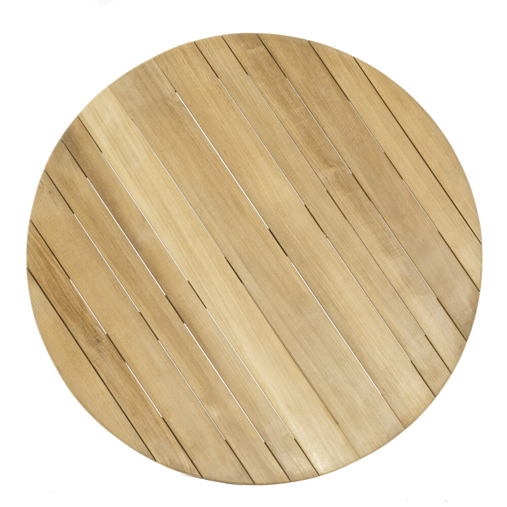 Fukuoka Teak Round Foldable Table Natural