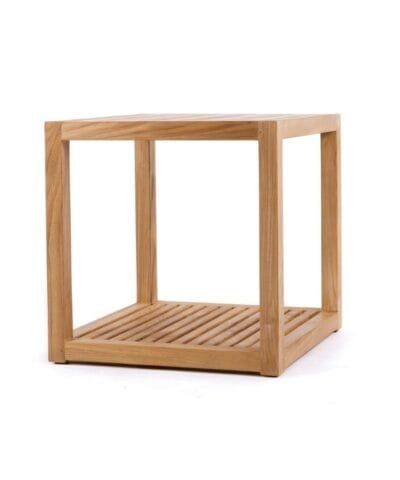 Petawawa Teak Side Table Square Sectional Component