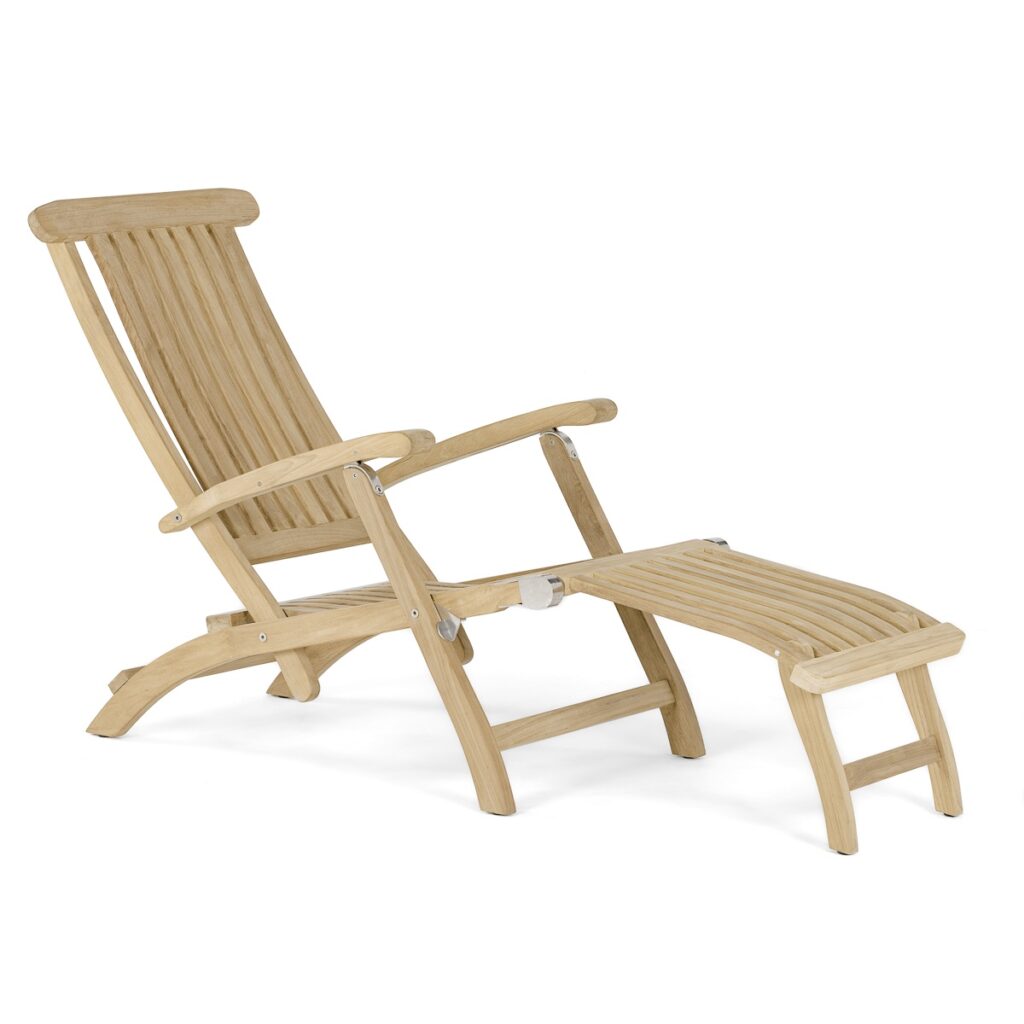 Cranbrook Teak Outdoor Extendable lounge chair