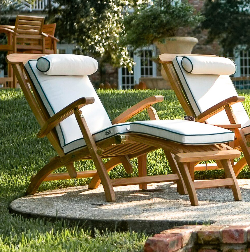 Cranbrook Teak Outdoor Extendable lounge chair