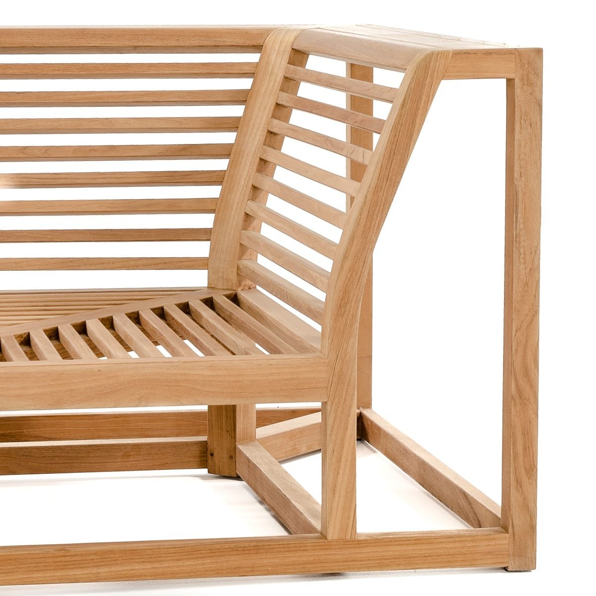 Alma Teak Sofa Left Side Sectional Component