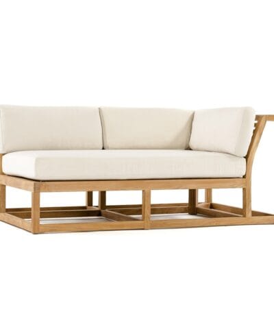 Alma Teak Sofa Left Side Sectional Component