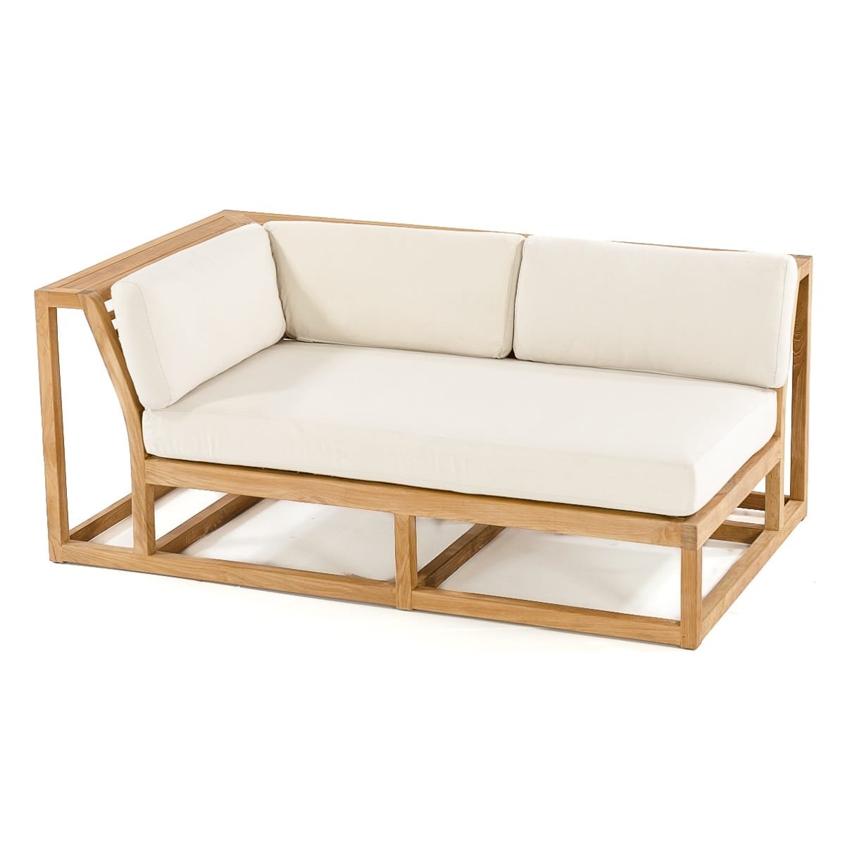 nania-kiqm 2 Collingwood Teak Sofa Daybed 4 Seater Sectional Component