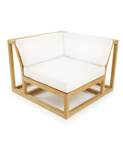 Ontario Teak Sofa 8 piece Lounge Set Corner Component