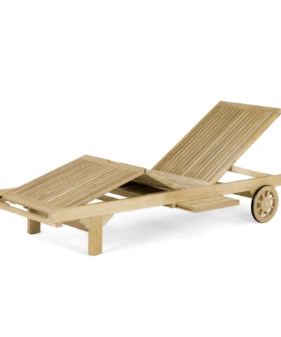 Chatham Teak Outdoor Chaise Lounger