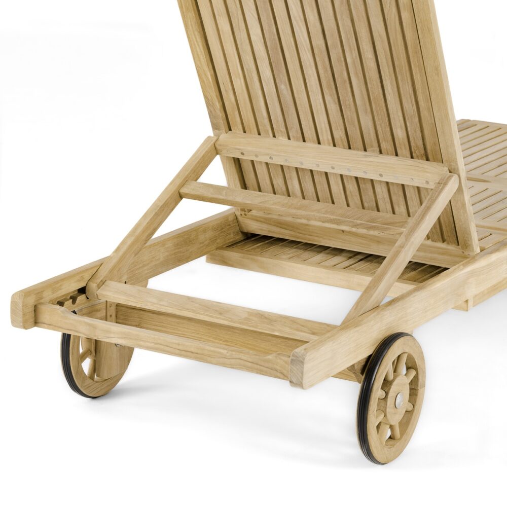 Chatham Teak Outdoor Chaise Lounger