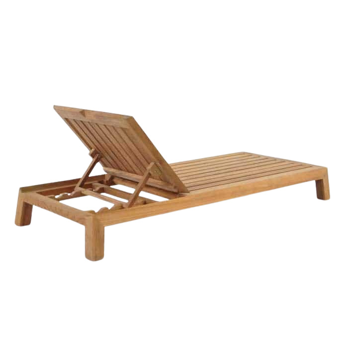 Brandon Teak Wood Sun Lounger Outdoor