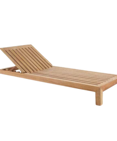 Brandon Teak Wood Sun Lounger Outdoor