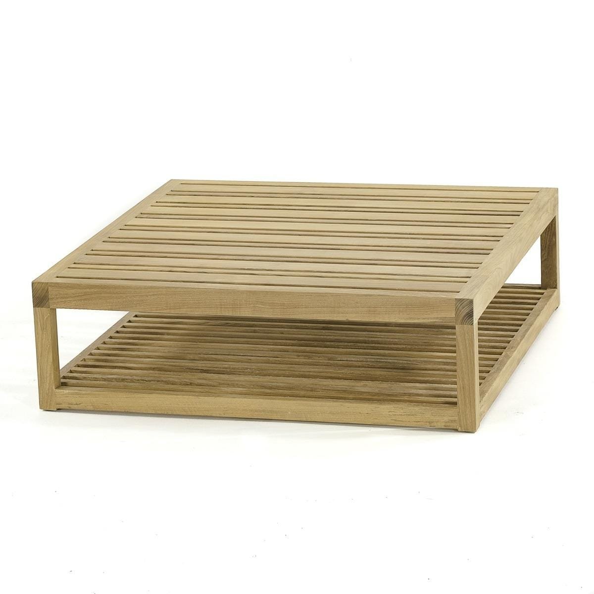 Pincourt Teak Coffe Table Ottoman Side Sectional Component