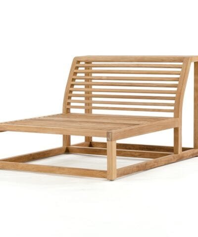 Woodstock Teak Sofa Slipper Side Sectional Component
