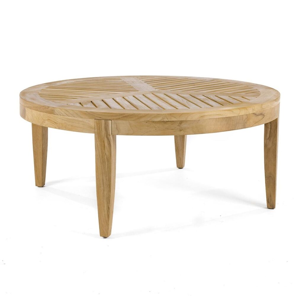 Freiburg Round Teak Coffee Table Natural