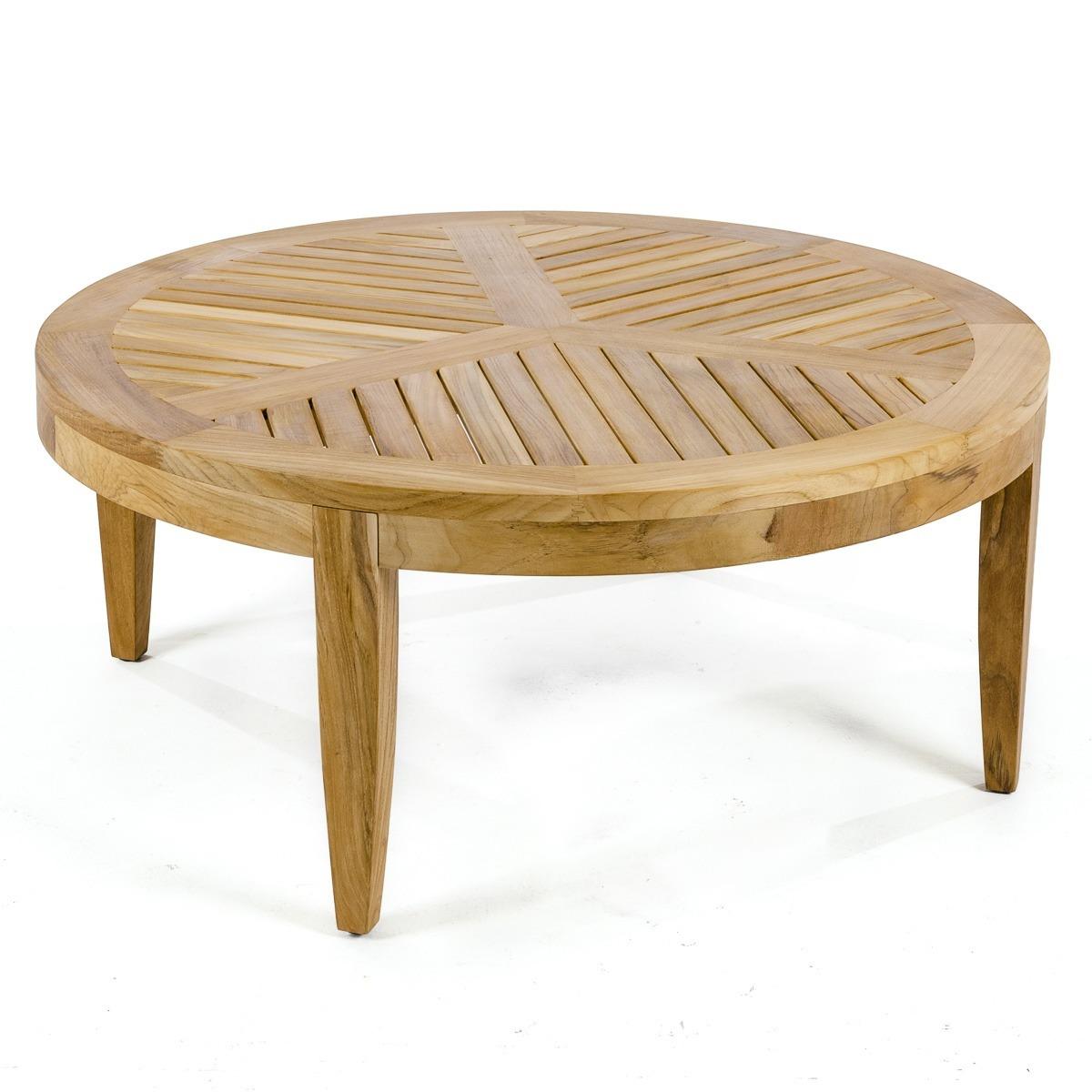 Freiburg Round Teak Coffee Table Natural