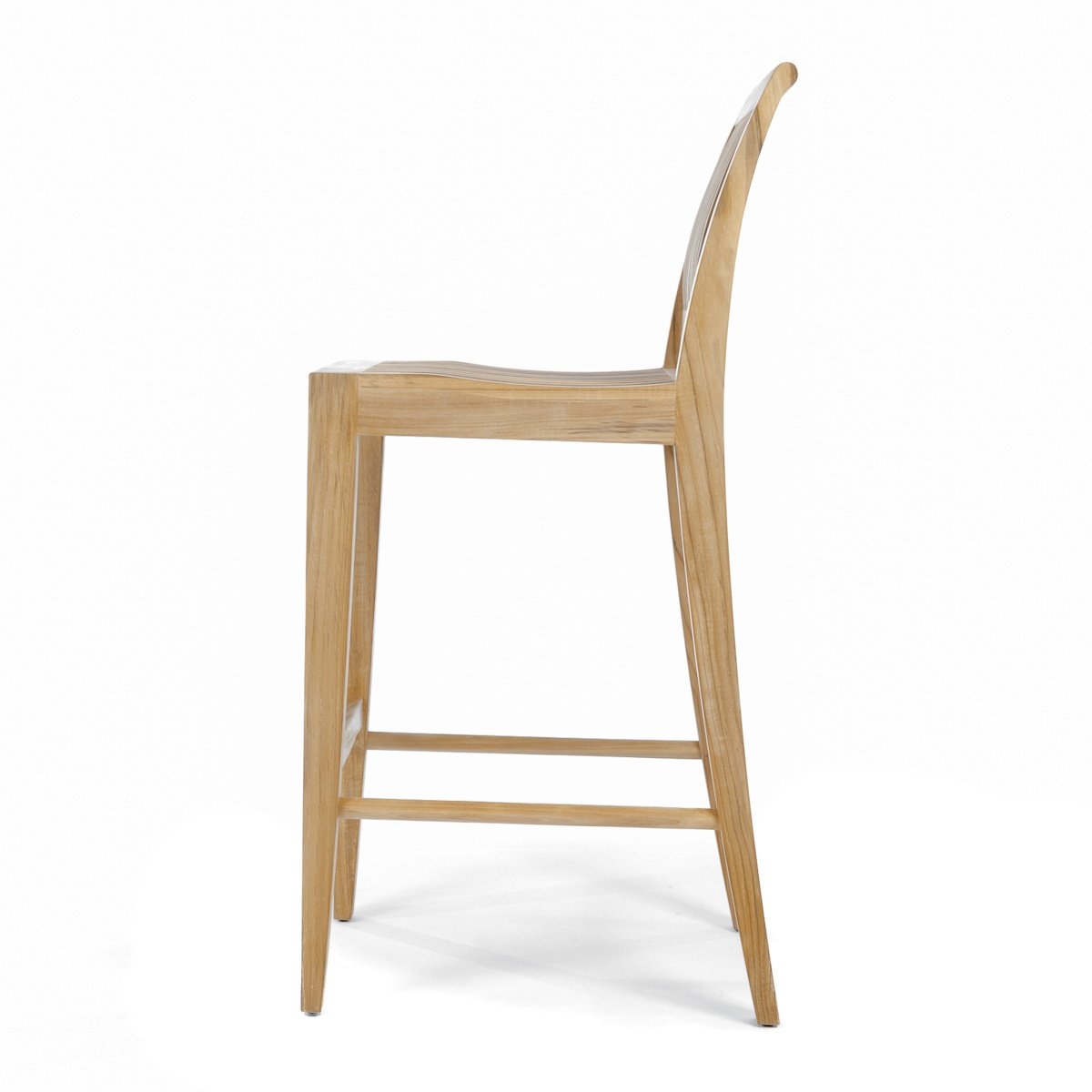 Chemnitz Teak Barstool Side Chair Seat Height