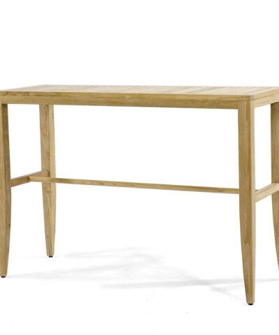 Krefeld Teak Rectangular Bar Table Natural