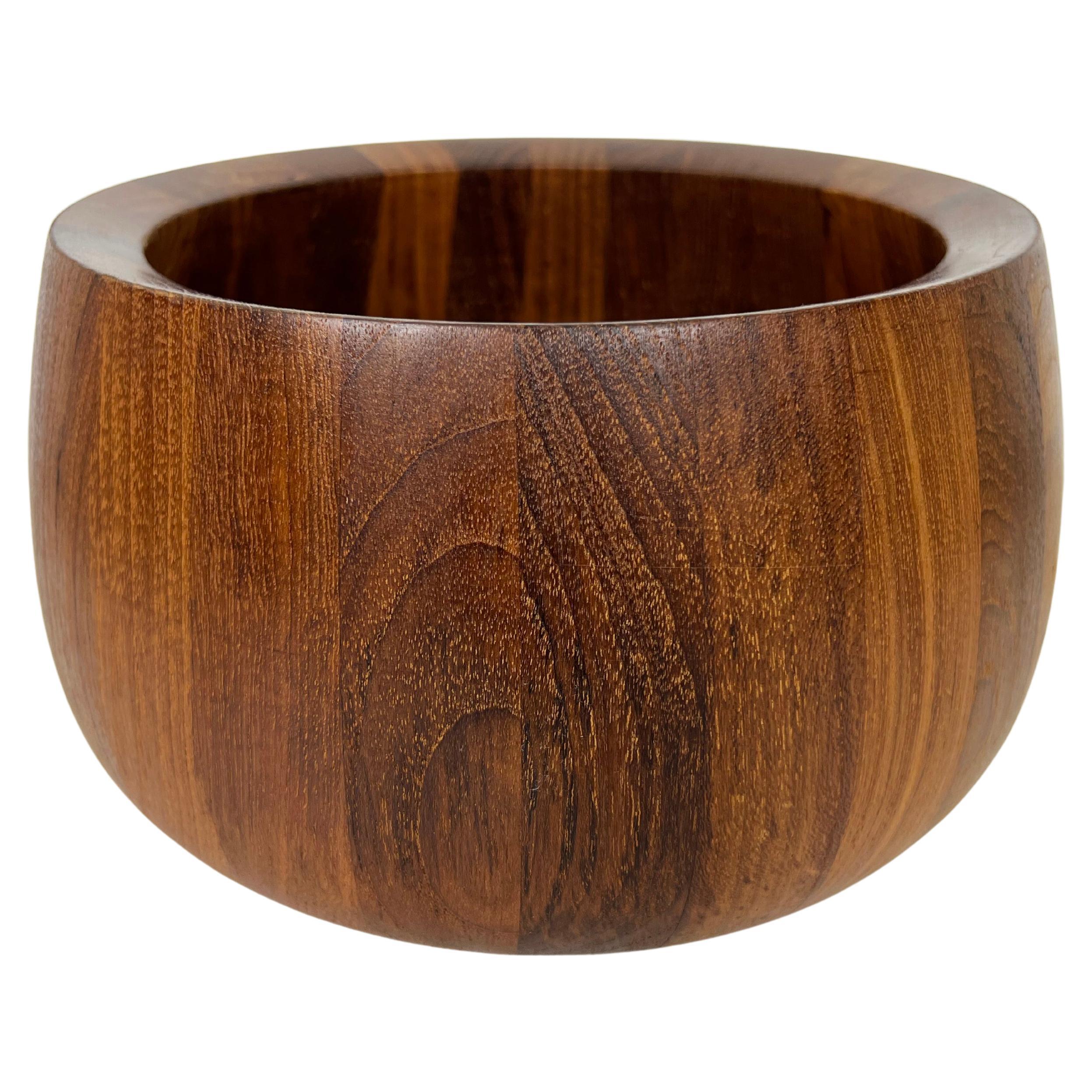 Glendale Teak Salad Bowl Brown Natural