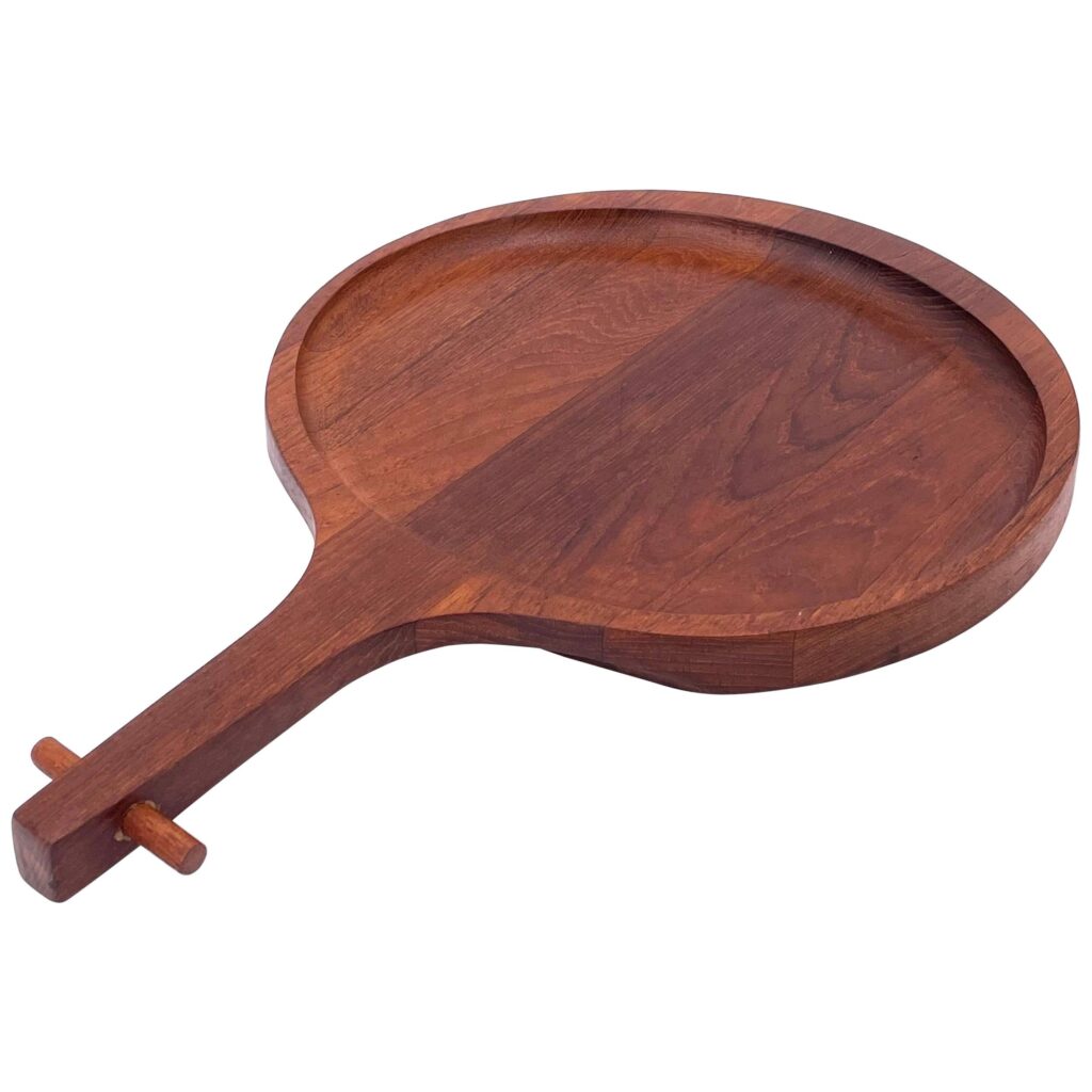 El Monte Solid Teak Modern Teak Tray