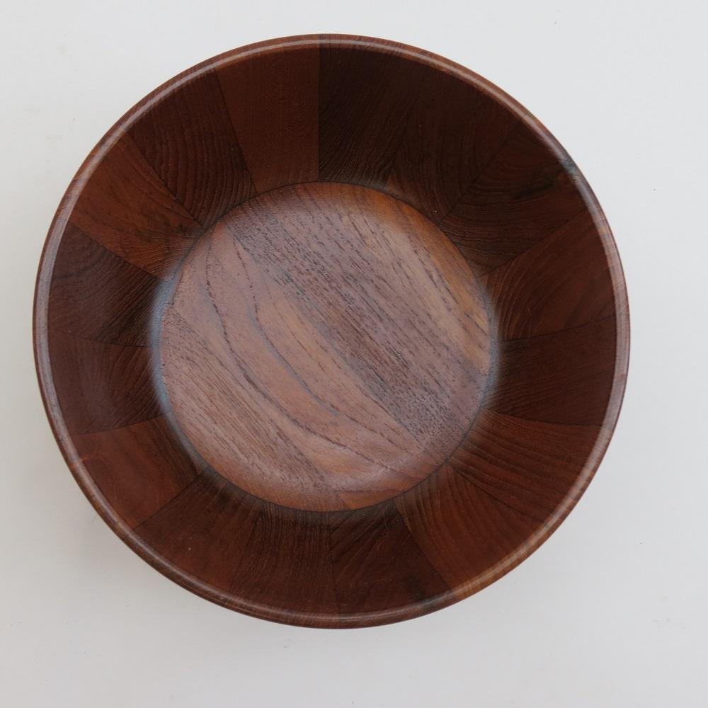 Diamond Bar Large Teak Wooden Bowl Block Teak